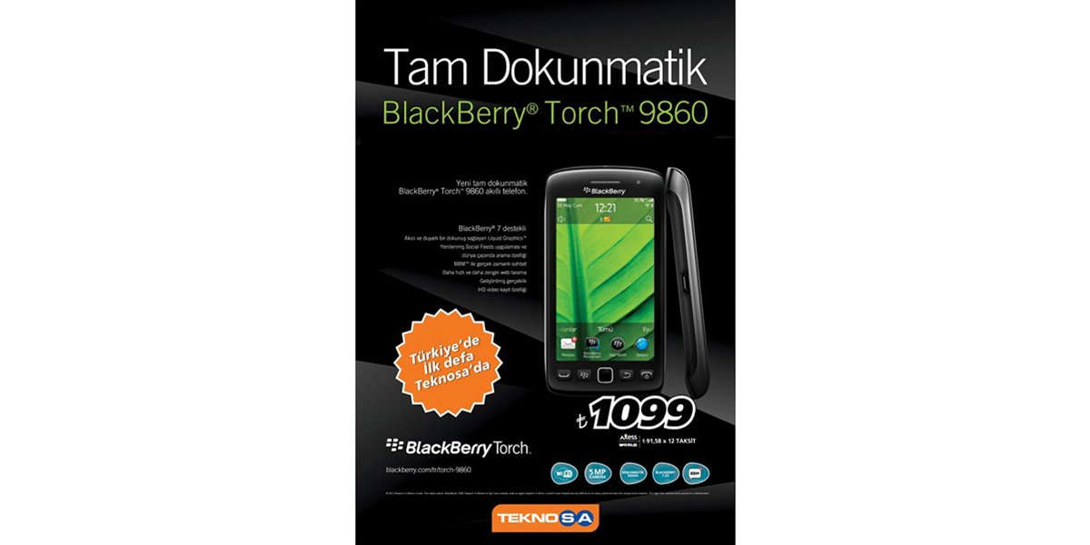 Blackberry Torch 9860
