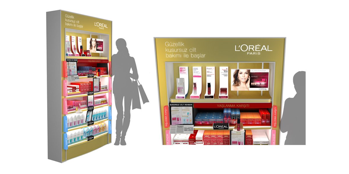 Loreal Wall Unit