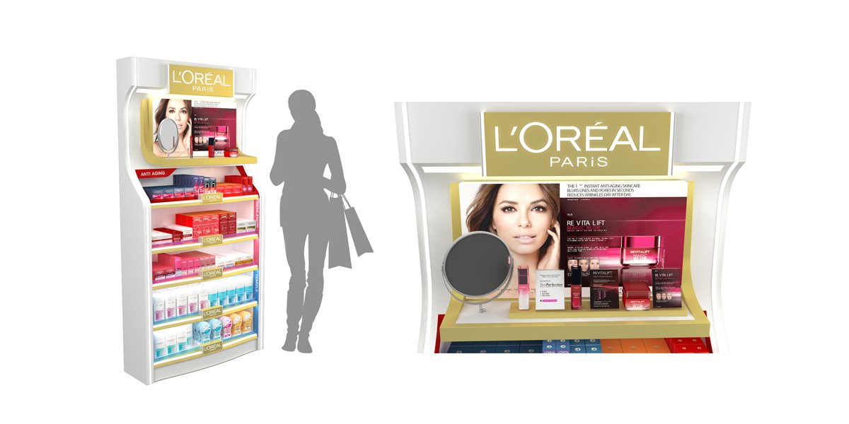 Loreal Wall Unit
